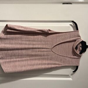 Express Light Pink Knit Top